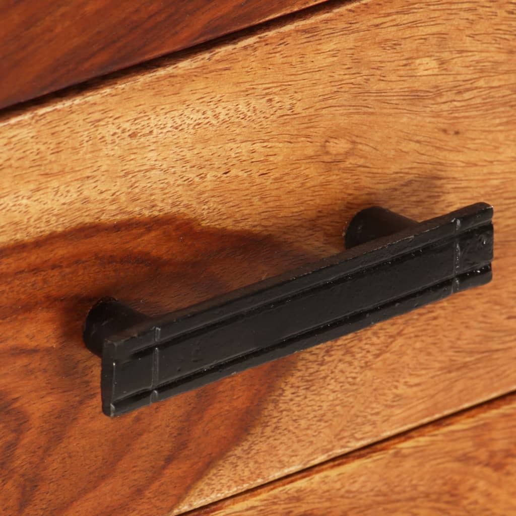 Nachtkastje 40X30X50 Cm Massief Sheeshamhout