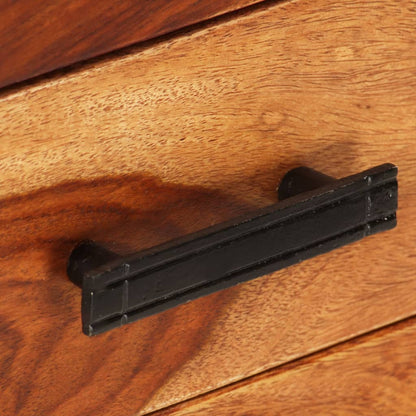 Nachtkastje 40X30X50 Cm Massief Sheeshamhout