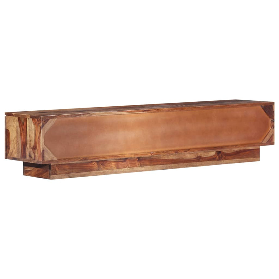 Tv-Meubel 145X30X30 Cm Massief Sheeshamhout