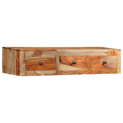 Wandtafel 100x25x20 cm massief acaciahout