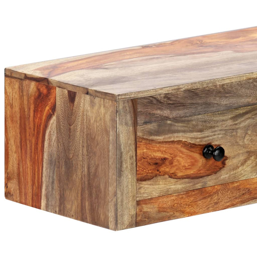 Wandtafel 100x25x20 cm massief acaciahout