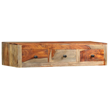 Wandtafel 100x25x20 cm massief acaciahout