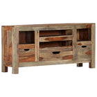 Dressoir 100x30x50 cm massief acacia sheeshamhout grijs