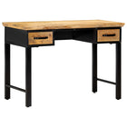 Schrijftafel 110x50x76 cm massief mangohout