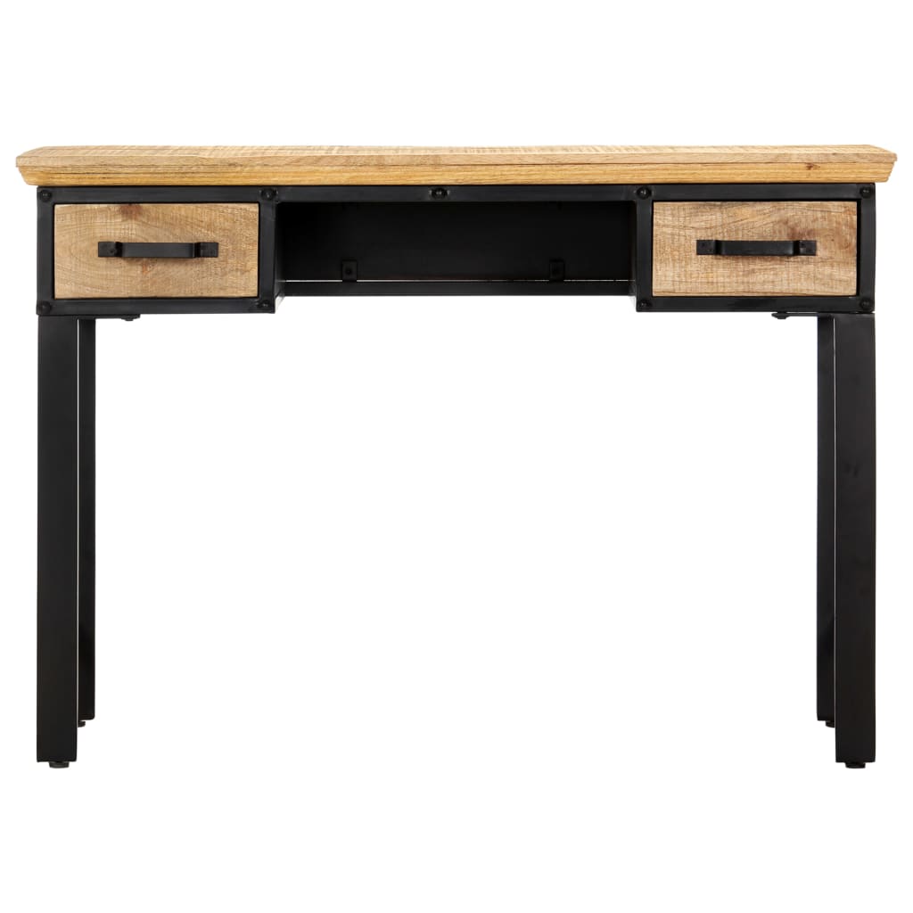 Schrijftafel 110x50x76 cm massief mangohout