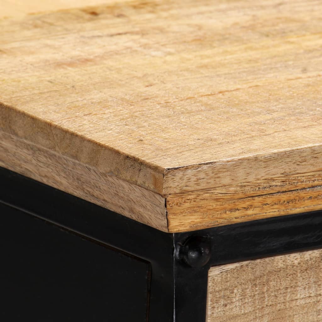 Schrijftafel 110x50x76 cm massief mangohout