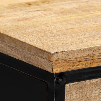 Schrijftafel 110x50x76 cm massief mangohout