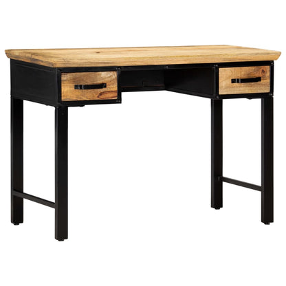 Schrijftafel 110x50x76 cm massief mangohout
