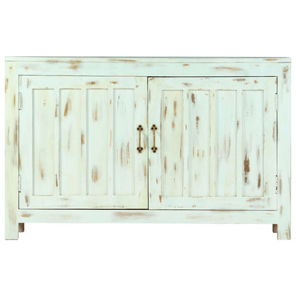 Dressoir 110X35X70 Cm Massief Mangohout Lichtblauw