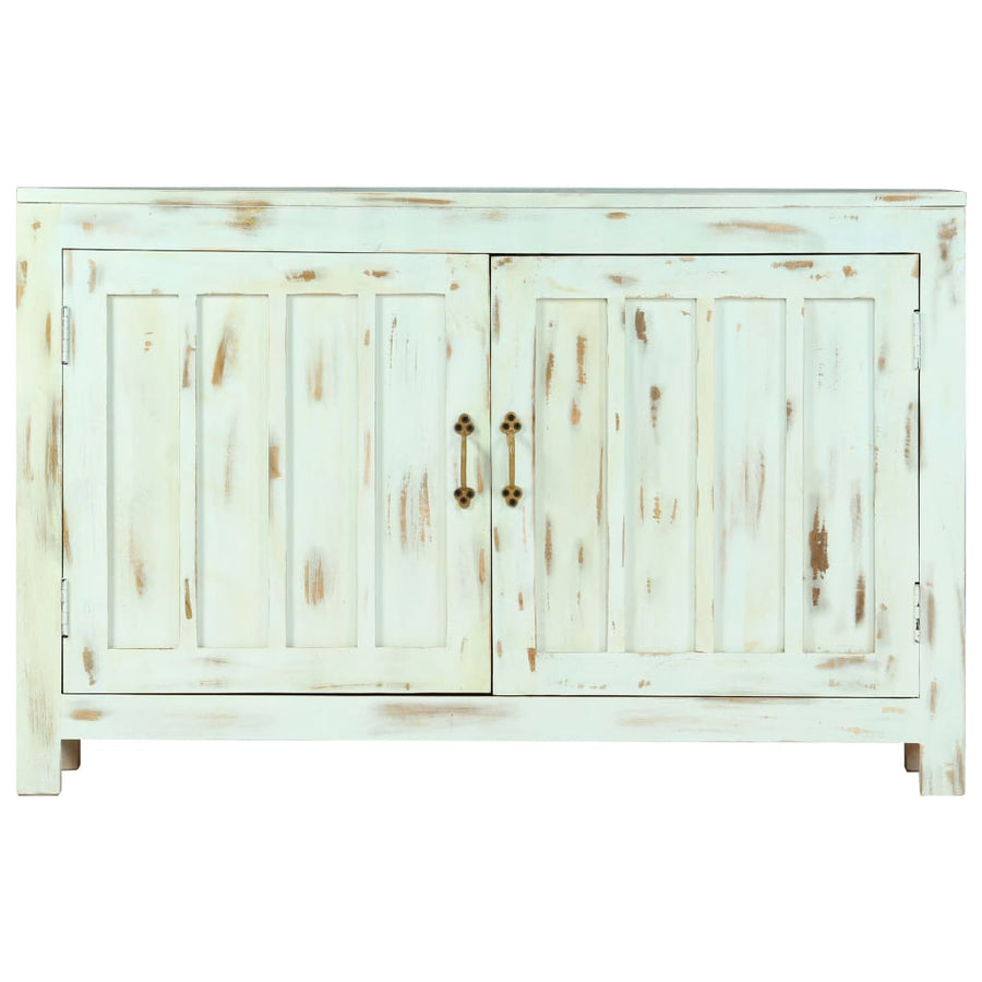Dressoir 110X35X70 Cm Massief Mangohout Lichtblauw