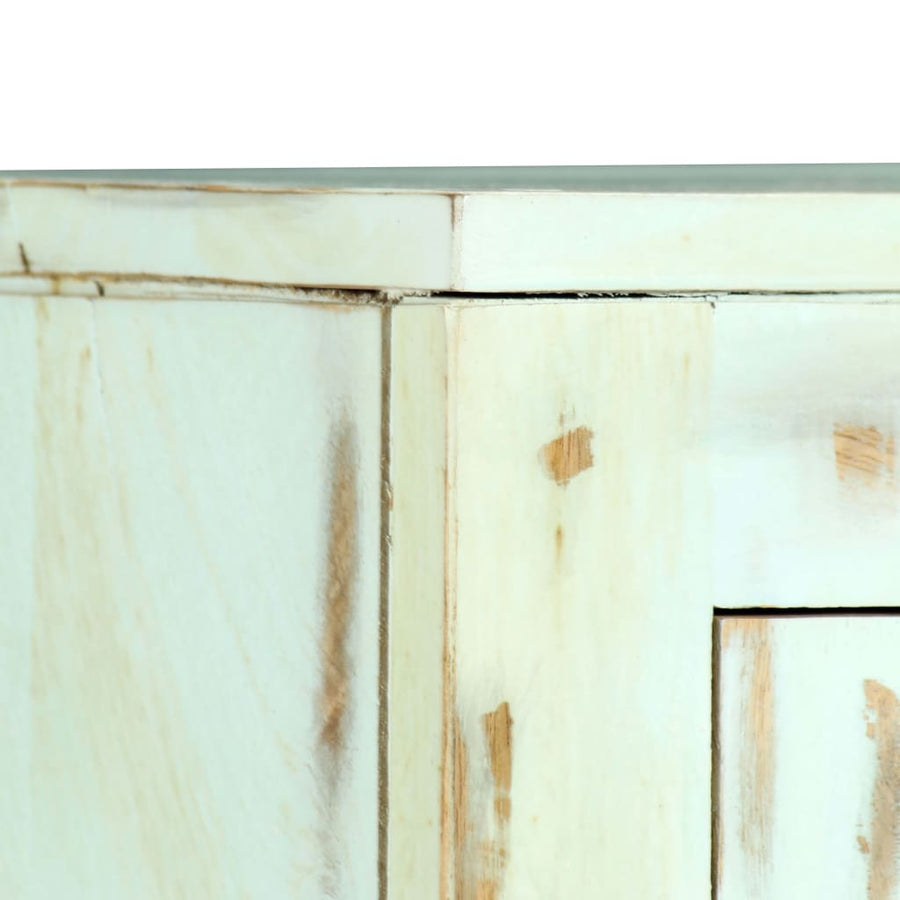 Dressoir 110X35X70 Cm Massief Mangohout Lichtblauw