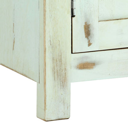 Dressoir 110X35X70 Cm Massief Mangohout Lichtblauw