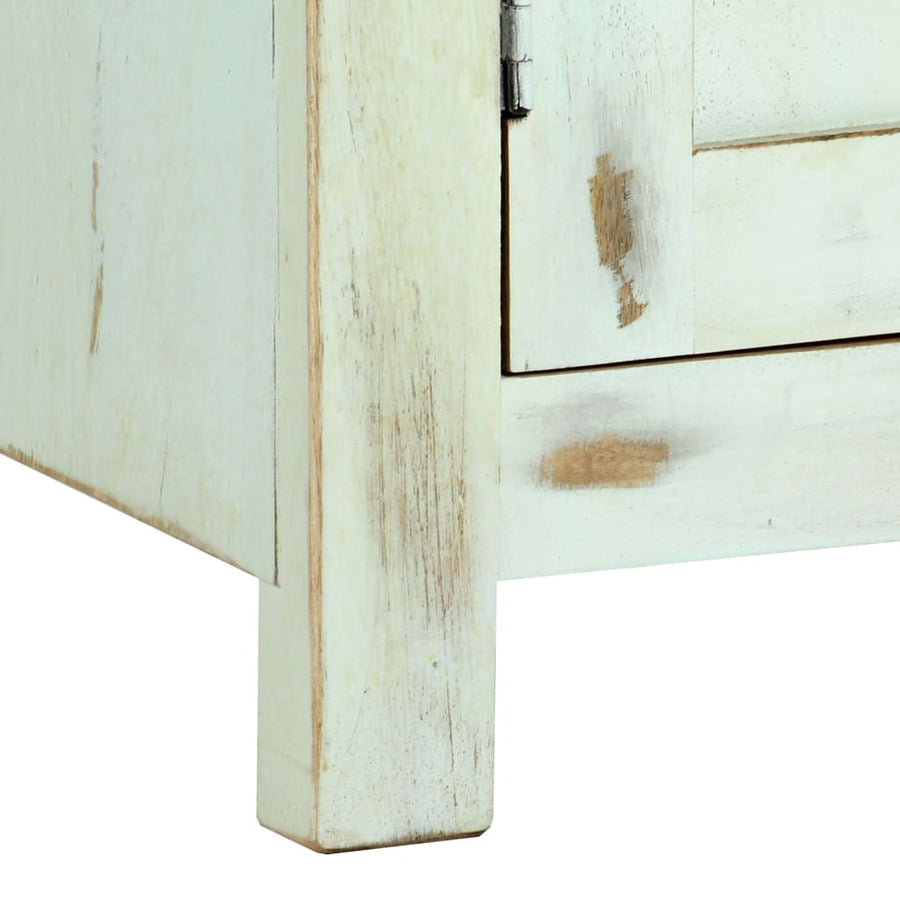Dressoir 110X35X70 Cm Massief Mangohout Lichtblauw