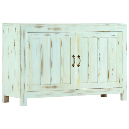 Dressoir 110X35X70 Cm Massief Mangohout Lichtblauw