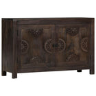 Dressoir massief mangohout 110x35x70 cm