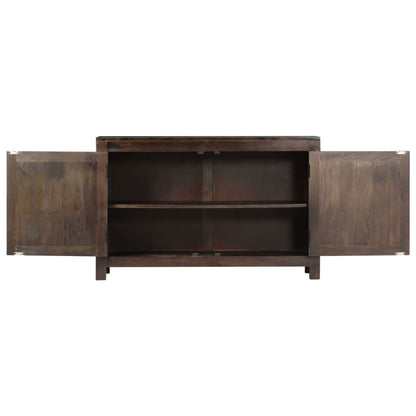 Dressoir met gesneden ontwerp 110x35x70 cm massief mangohout