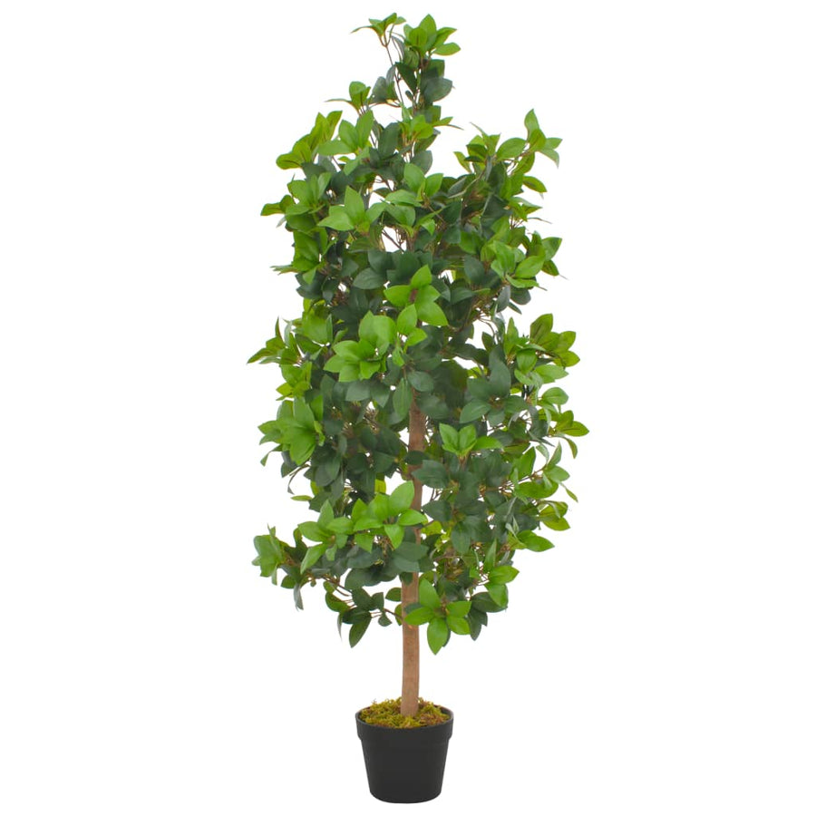 Kunstplant met pot laurierboom 120 cm groen 120 cm (1395)