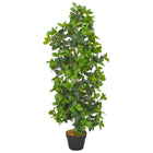 Kunstplant met pot laurierboom 120 cm groen 120 cm (1350)