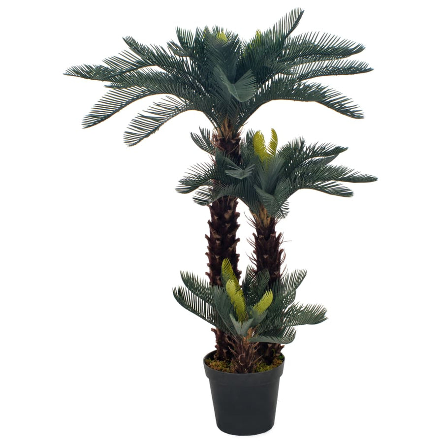 Kunstplant Met Pot Cycaspalm Groen 125 cm