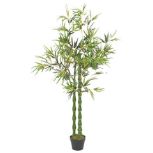 Kunstplant met pot bamboe 160 cm groen