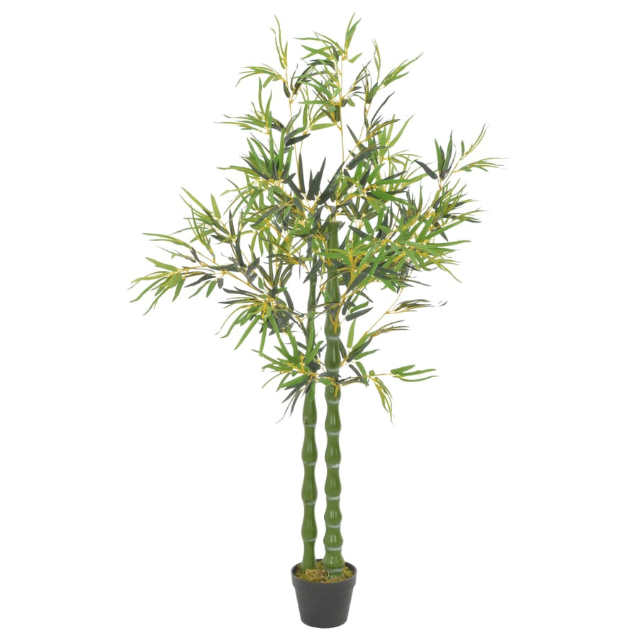 Kunstplant met pot bamboe 160 cm groen