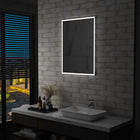 Badkamerspiegel LED 60x80 cm aluminium