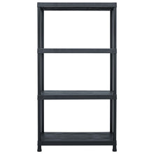 Opbergrek 100 Kg Kunststof Zwart 60 x 30 x 138 cm