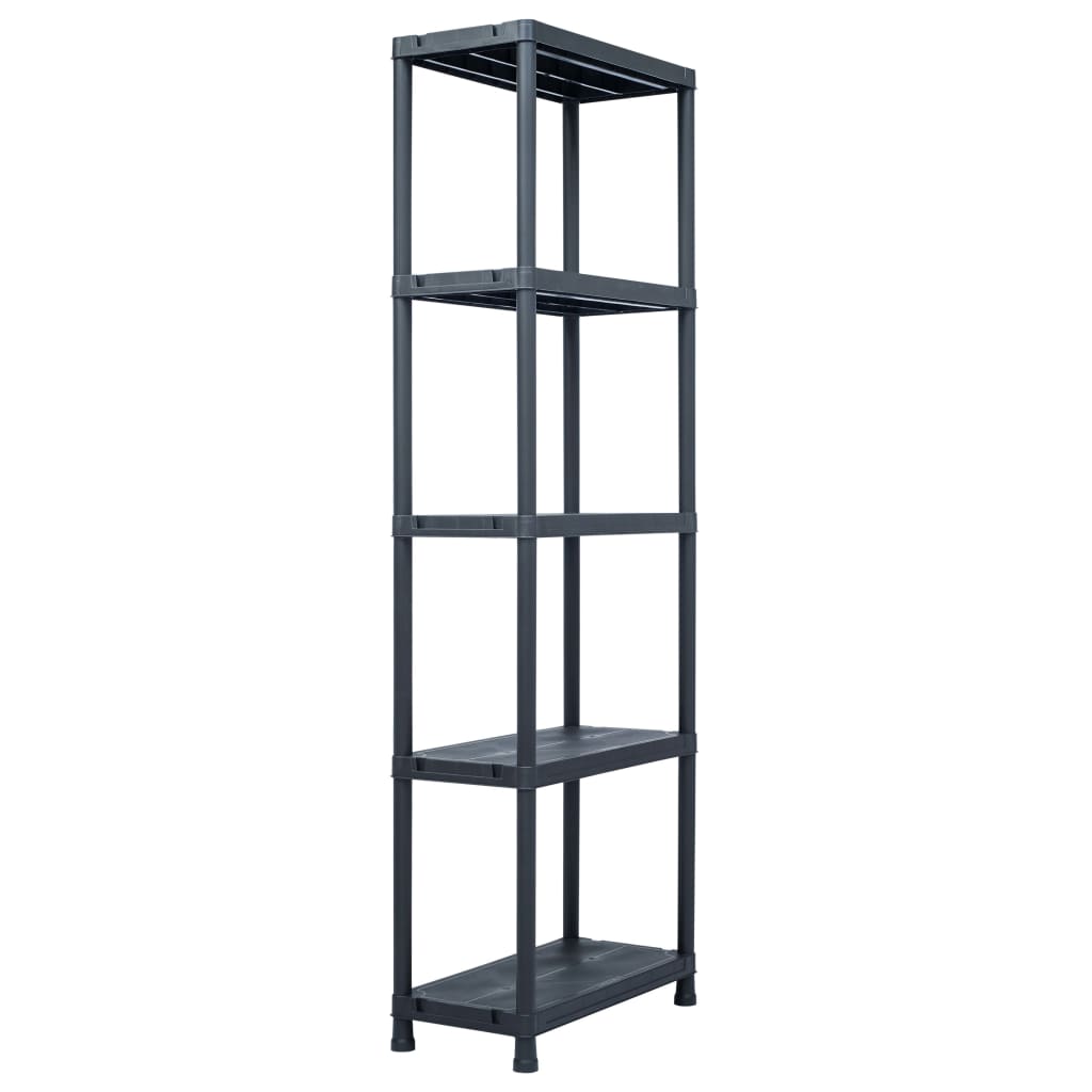 Opbergrek 125 Kg Kunststof Zwart 60 x 30 x 180 cm