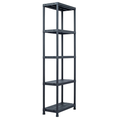 Opbergrek 125 Kg Kunststof Zwart 60 x 30 x 180 cm
