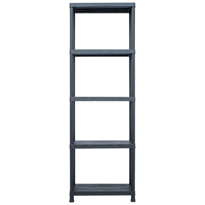 Opbergrek 125 Kg Kunststof Zwart 60 x 30 x 180 cm