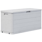 Tuinbox 280L kunststof lichtgrijs 117x45x56 cm