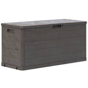 Tuinbox 280L 117x45x56 cm bruin kunststof