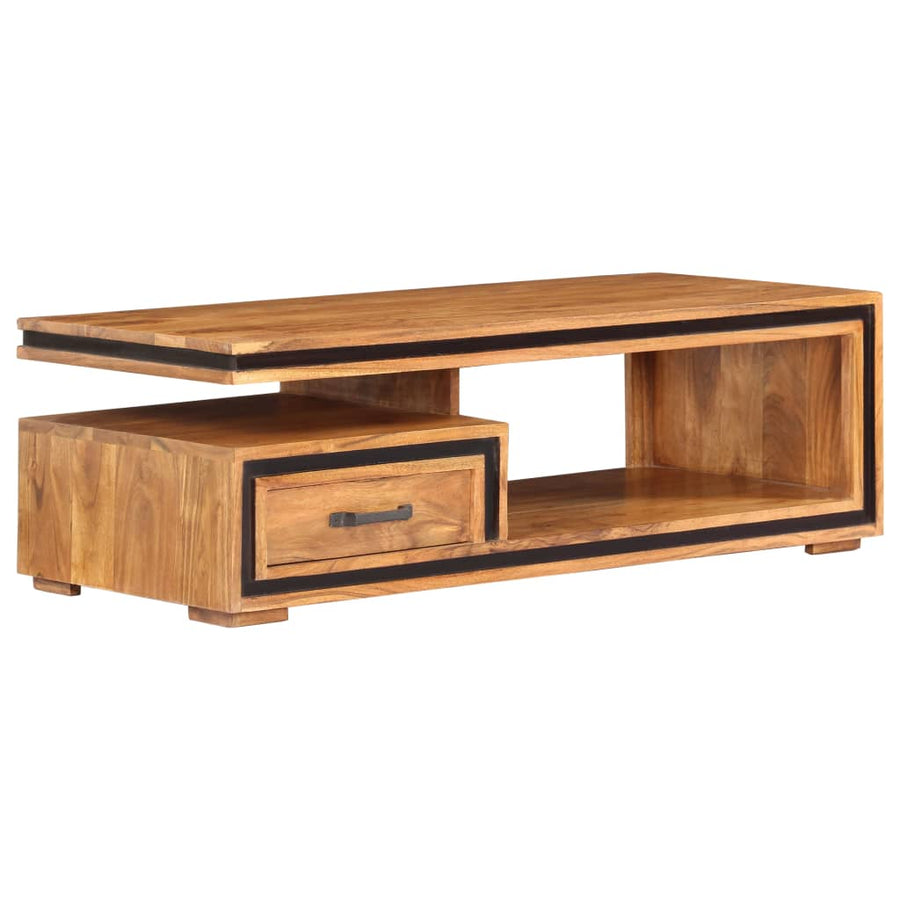 Salontafel 100X45X33 Cm Massief Acaciahout