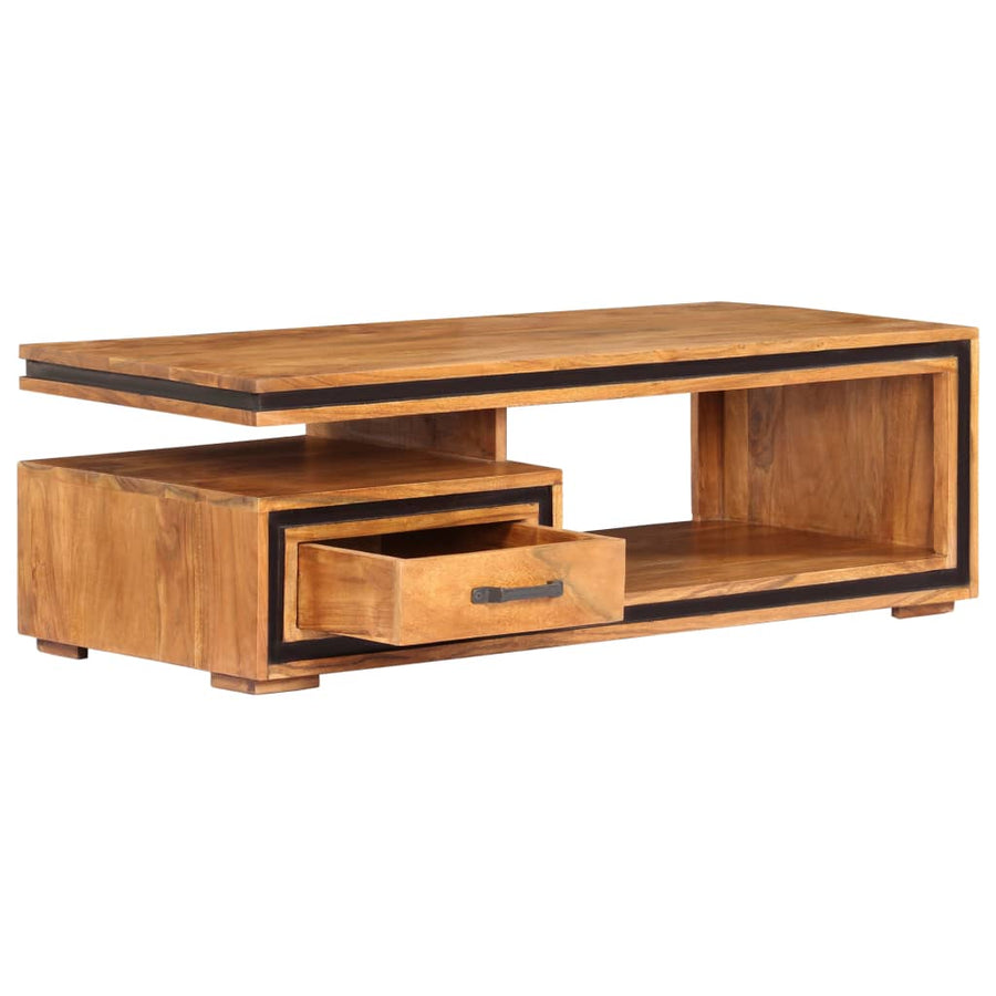 Salontafel 100X45X33 Cm Massief Acaciahout