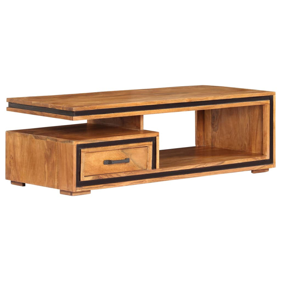 Salontafel 100X45X33 Cm Massief Acaciahout