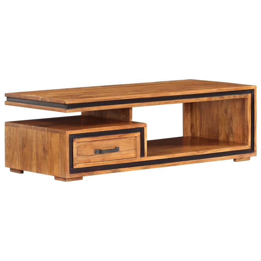 Salontafel 100X45X33 Cm Massief Acaciahout