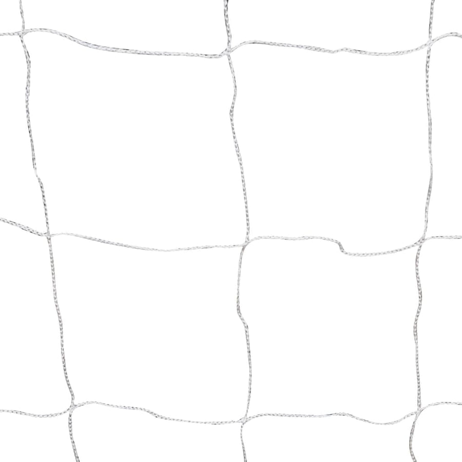 Voetbaldoelen Met Netten 18X61X1 Cm Staal Wit 2