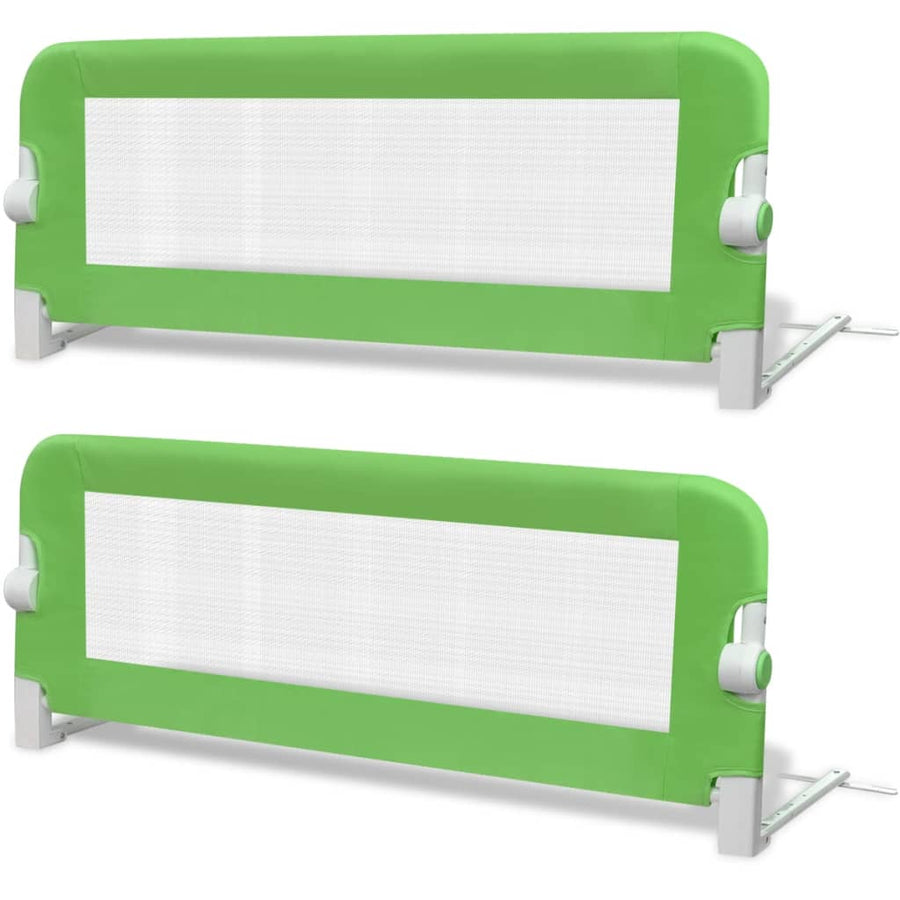 Kinderbedhekjes 2 102 x 42 cm Groen