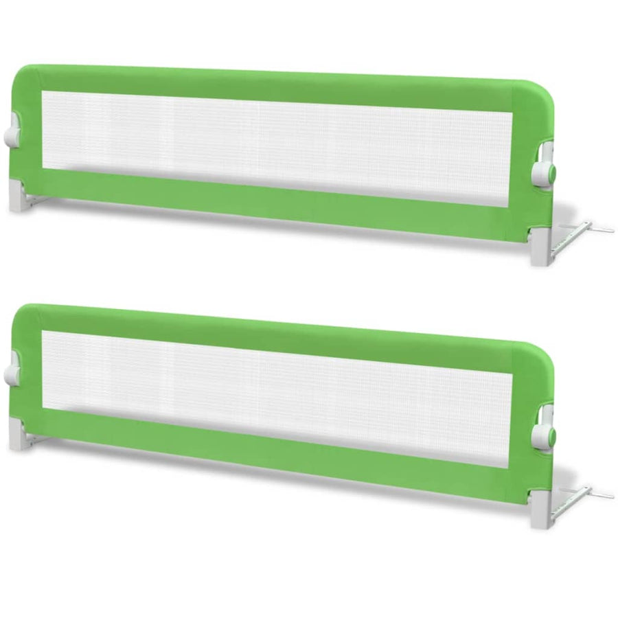 Kinderbedhekjes 2 150 x 42 cm Groen