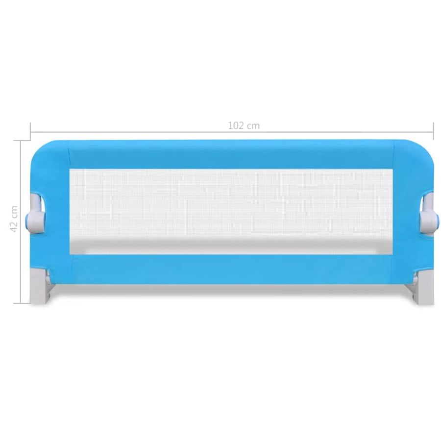 Kinderbedhekjes 2 102 x 42 cm Blauw