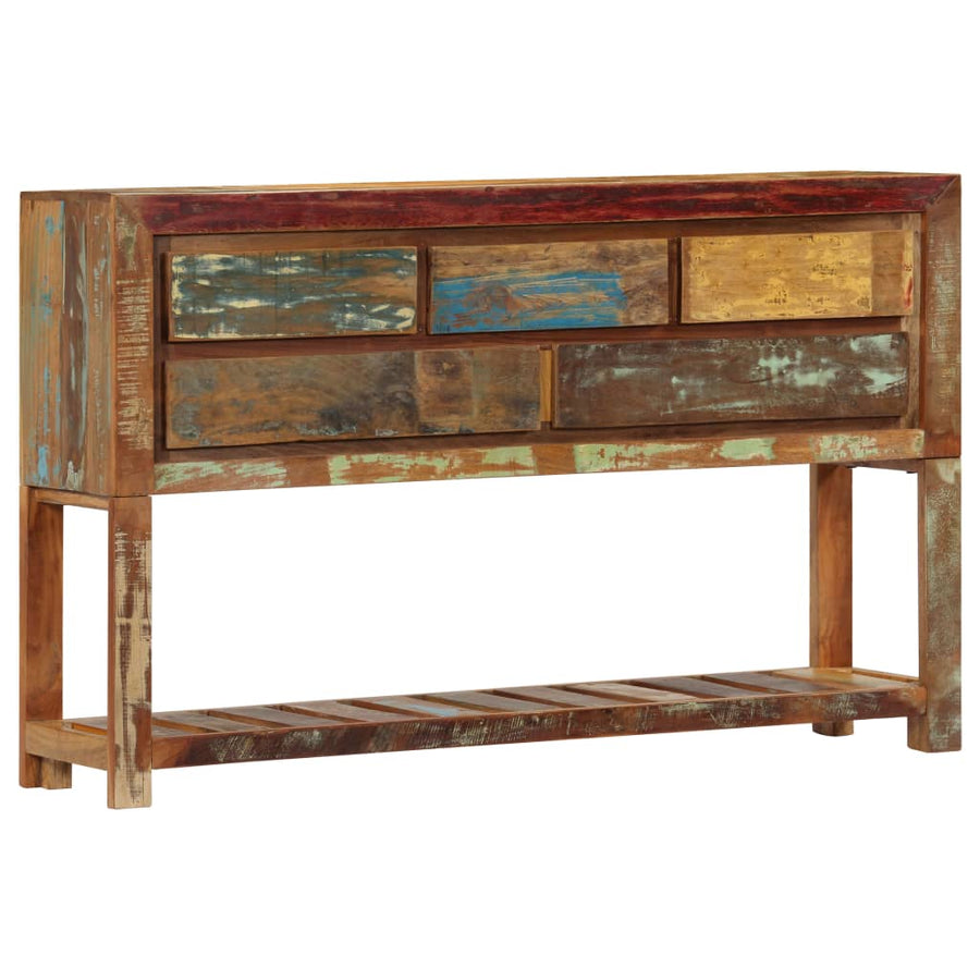 Dressoir 20X30X75 Cm massief gerecycled hout
