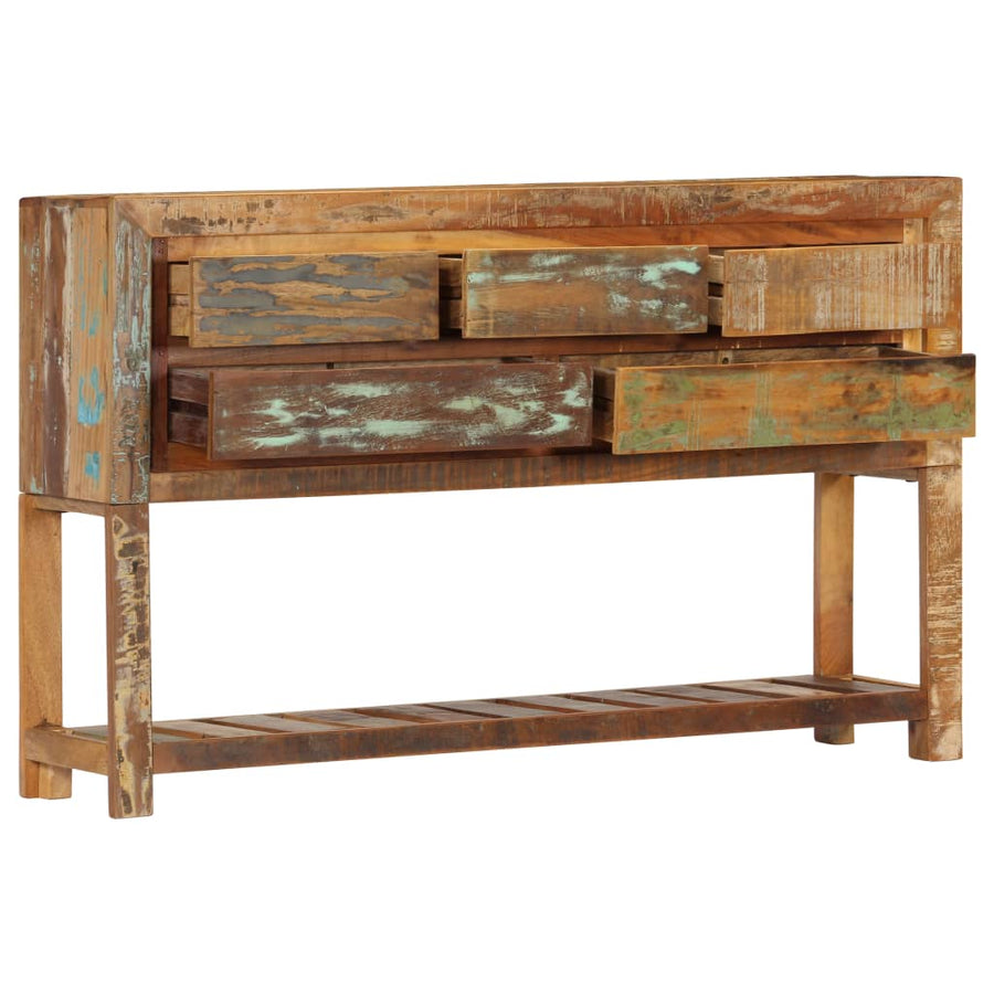 Dressoir 20X30X75 Cm massief gerecycled hout