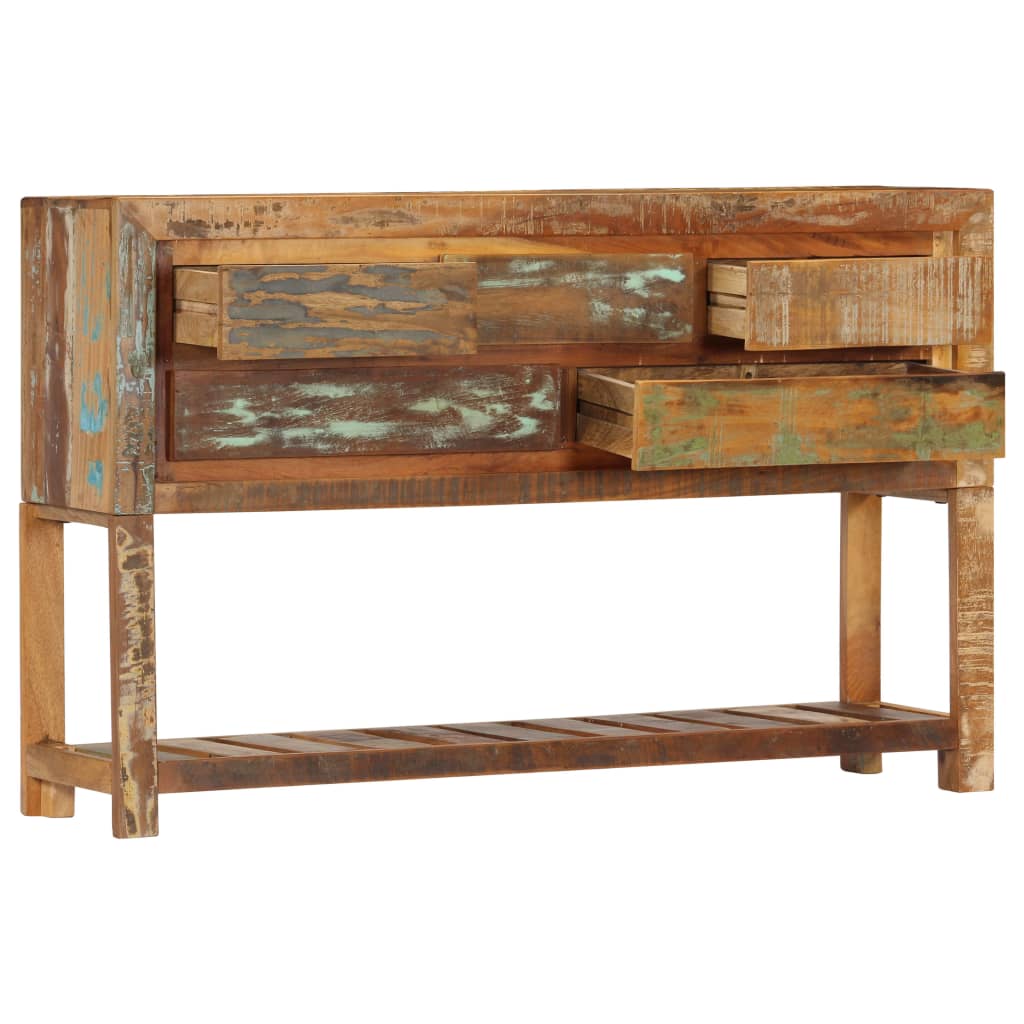 Dressoir 20X30X75 Cm massief gerecycled hout