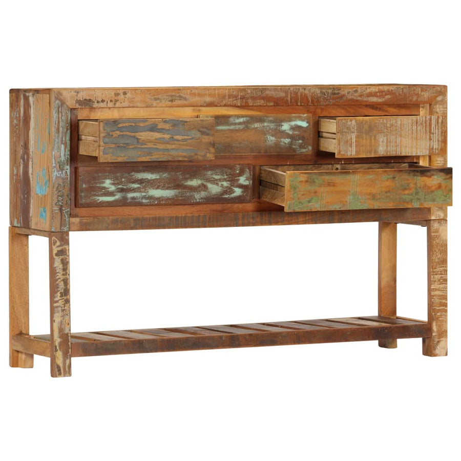 Dressoir 20X30X75 Cm massief gerecycled hout