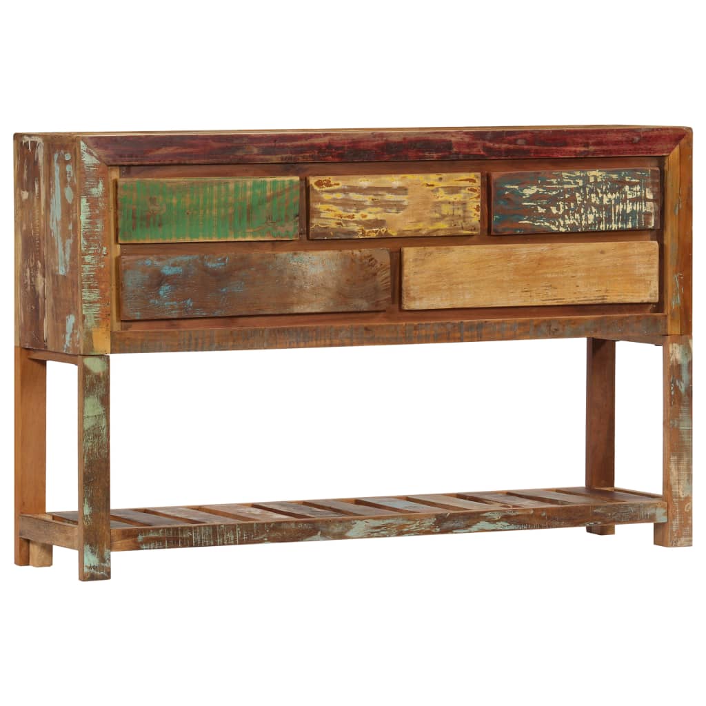 Dressoir 20X30X75 Cm massief gerecycled hout