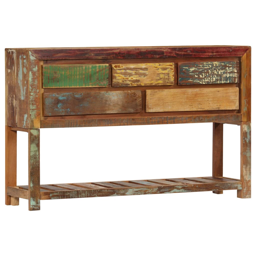 Dressoir 20X30X75 Cm massief gerecycled hout