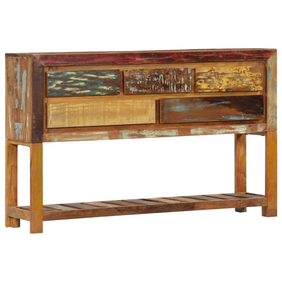 Dressoir 20X30X75 Cm massief gerecycled hout