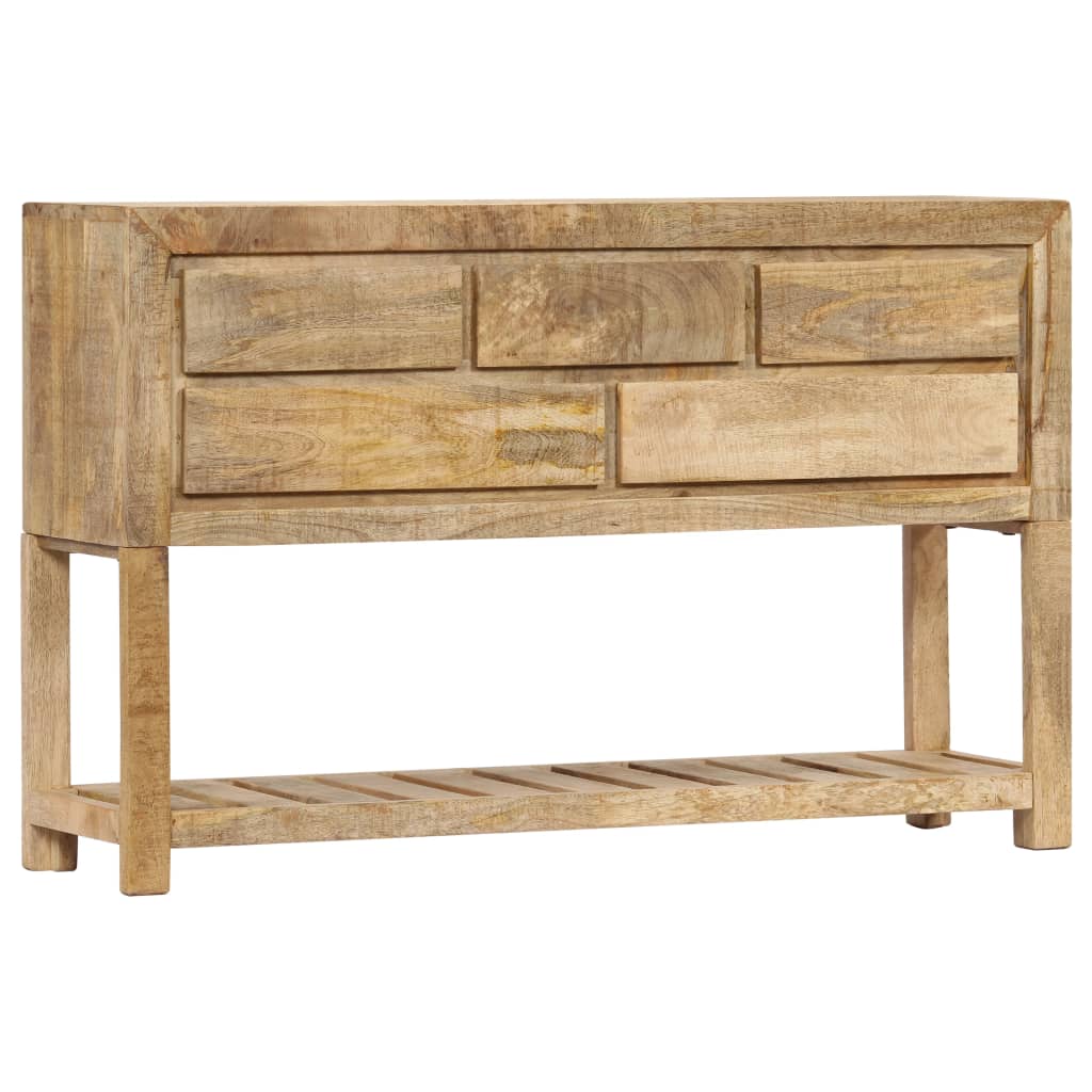 Dressoir 120x30x75 cm massief mangohout massief mangohout