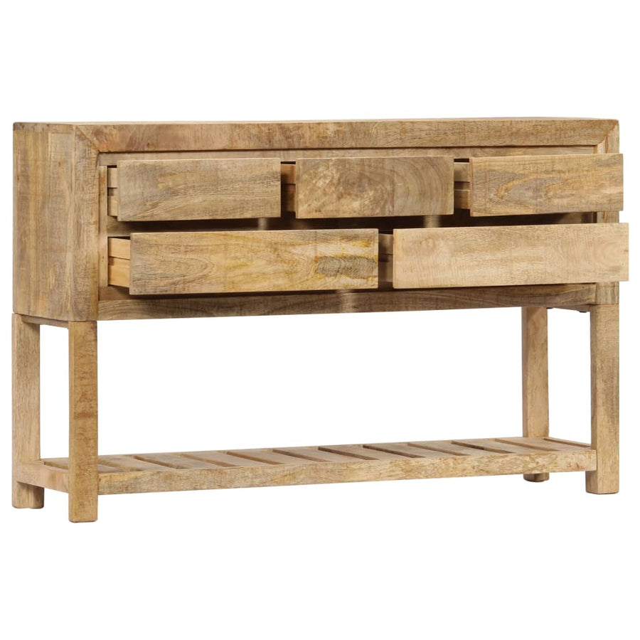 Dressoir 120x30x75 cm massief mangohout massief mangohout