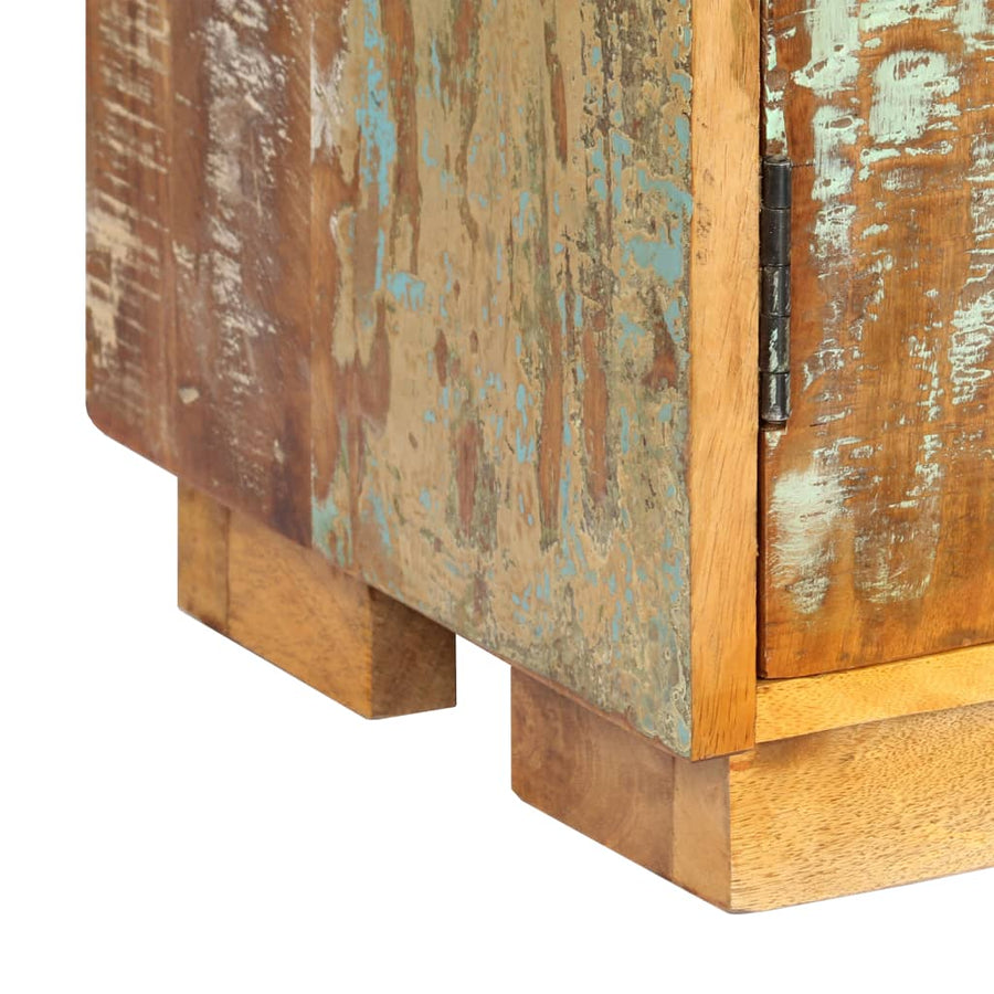 Boekenkast 60X35X80 Cm Massief Gerecycled Hout Multikleur